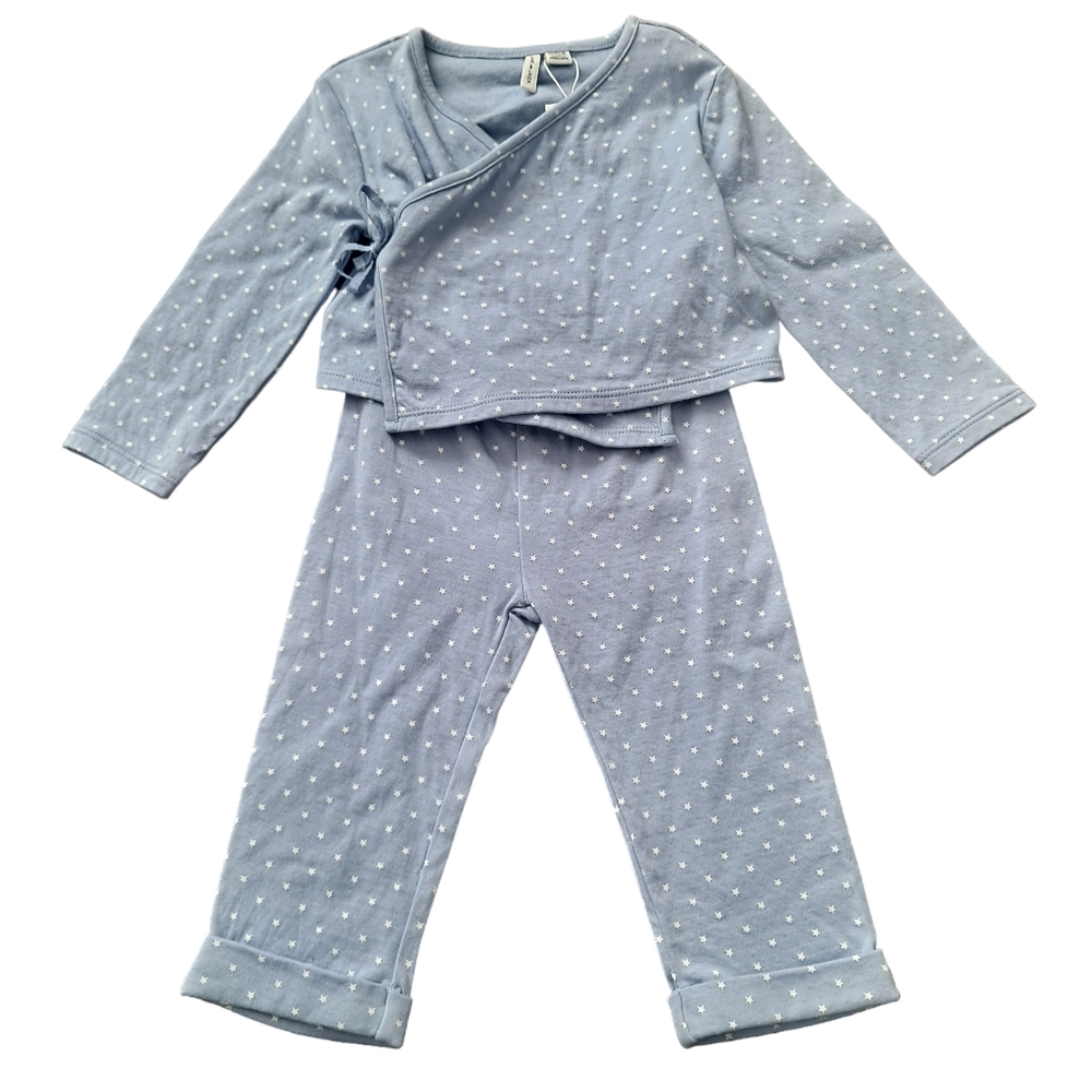 Janie and Jack Star Kimono Layette Set Outfit Size 12-18 months